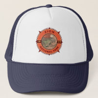 Zion National Park Bighorn Sheep Retro Compass