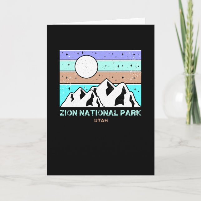 Zion National Park Card (Front)