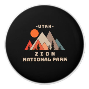 Zion National Park Ceramic Knob