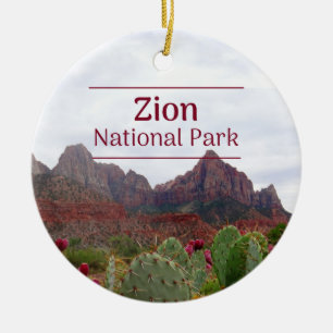 Zion National Park Christmas Tree Ornament