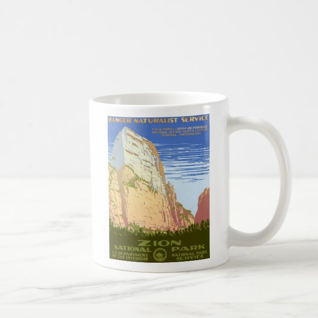 Zion National Park Coffee Mug (Right)