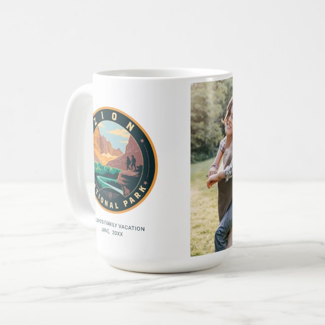 Zion National Park Coffee Mug (Front Left)