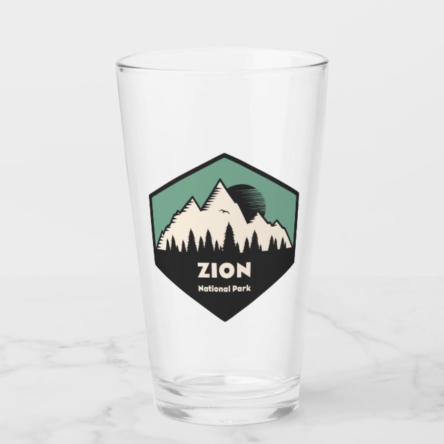 Zion National Park Glass (Front)