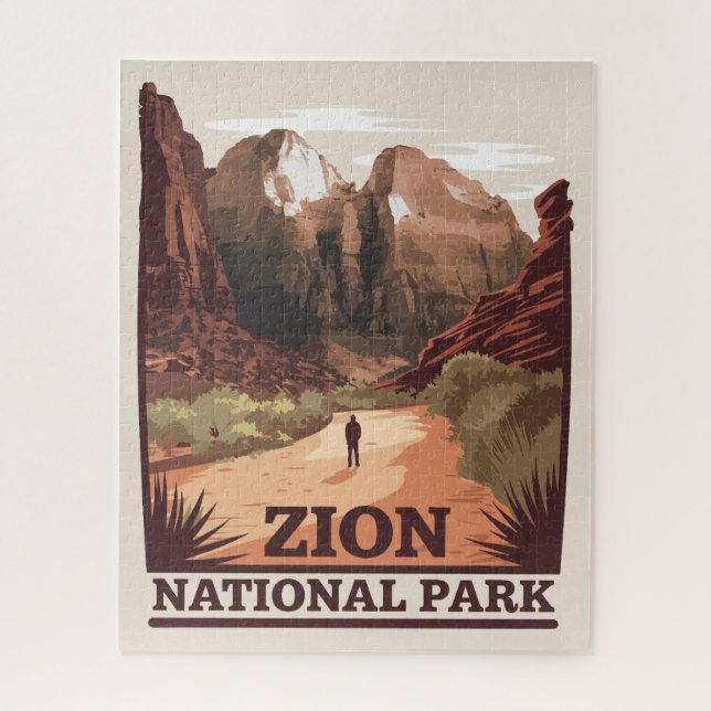 Zion National Park Jigsaw Puzzle (Vertical)