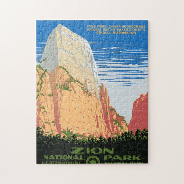 Zion National Park Jigsaw Puzzle (Vertical)