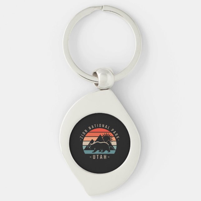 Zion National Park Key Ring (Front)