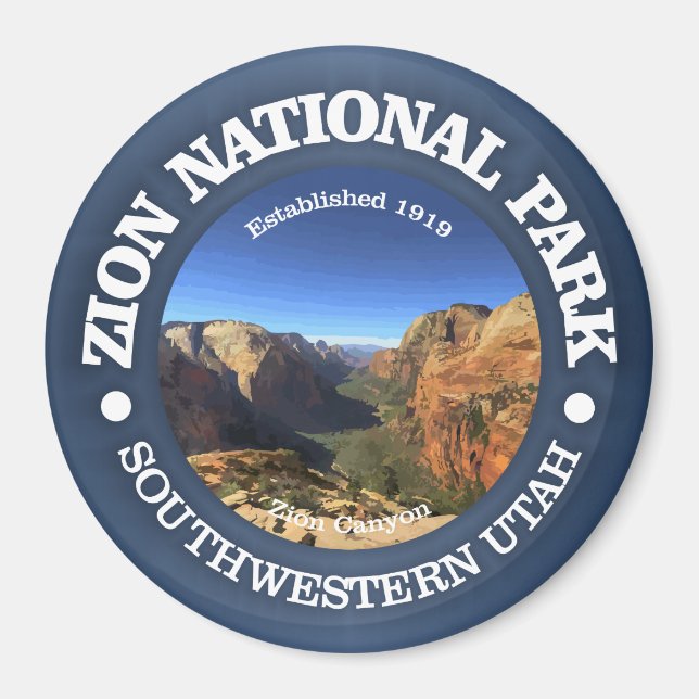 Zion National Park Magnet (Front)