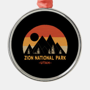 Zion National Park Metal Tree Decoration