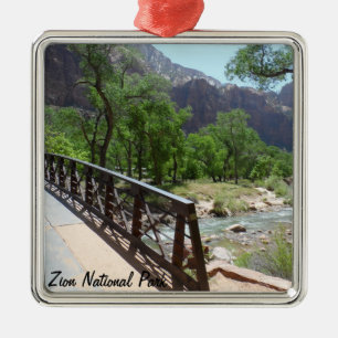 Zion National Park Metal Tree Decoration