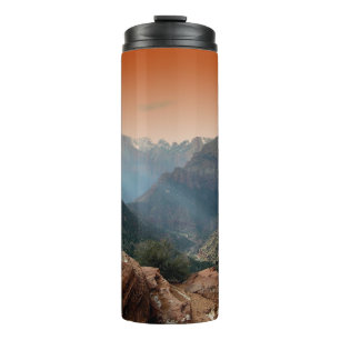 Zion National Park Mountains Landscape Thermal Tumbler