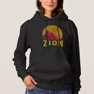Zion National Park Nature   Hiking Fan Hoodie