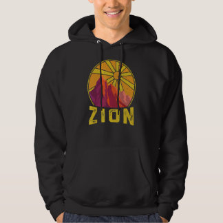 Zion National Park Nature   Hiking Fan Hoodie