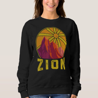 Zion National Park Nature Hiking Fan Sweatshirt
