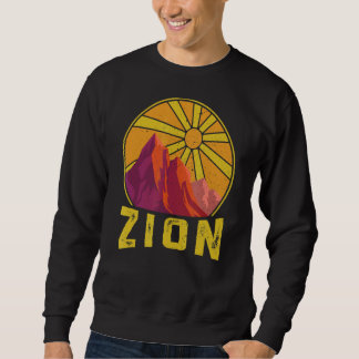 Zion National Park Nature Hiking Fan Sweatshirt
