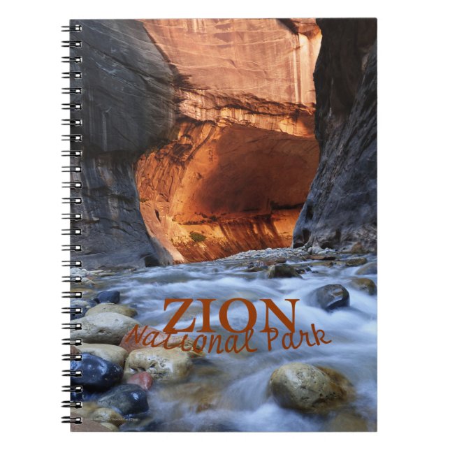 Zion National Park Notebook, Zion Narrows Notebook (Front)