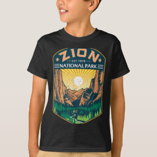 Zion National Park Outdoor Retro Vintage Utah T-Shirt