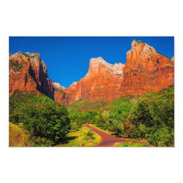 Zion National Park Photo Print (Front)