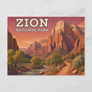 Zion National Park Postcard
