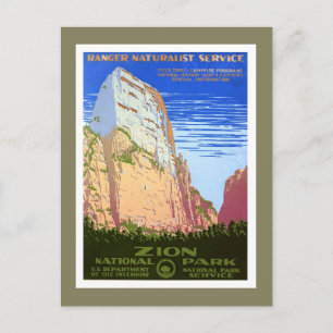 Zion National Park Postcard