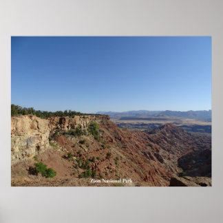 Zion National Park Poster