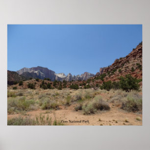 Zion National Park Poster