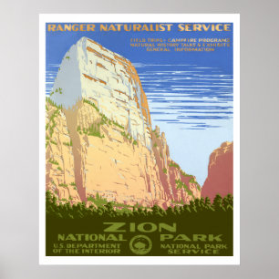 Zion National Park Poster