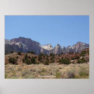 Zion National Park Poster