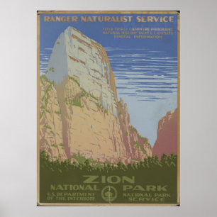 Zion National Park Poster