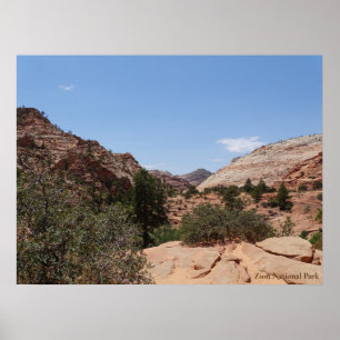 Zion National Park Poster