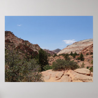 Zion National Park Poster