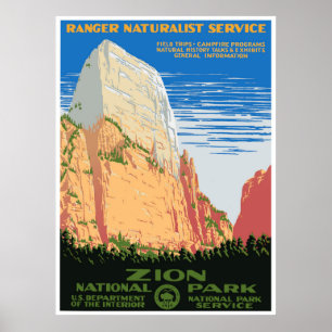 Zion National Park Poster