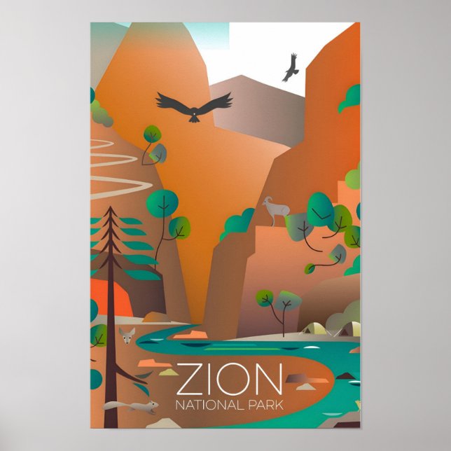 Zion National Park Print (Front)