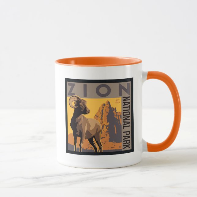 Zion National Park | Ram Mug (Right)