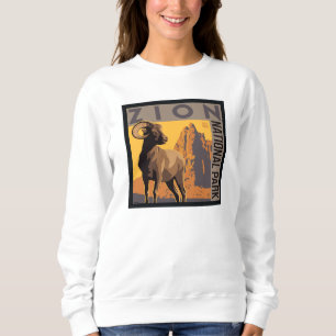 Zion National Park   Ram Sweatshirt