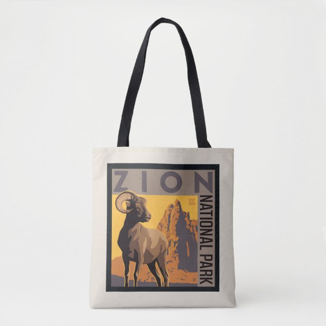 Zion National Park | Ram Tote Bag (Front)