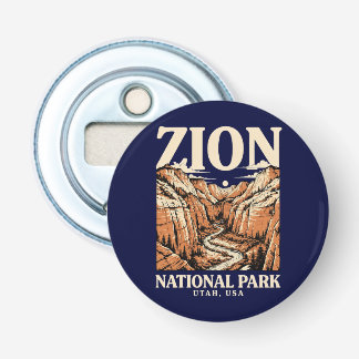 Zion National Park Red Cliffs Bottle Opener