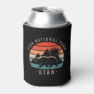 Zion National Park Retro Can Cooler
