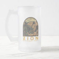 Zion National Park Retro Emblem