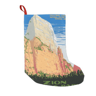 Zion National Park Small Christmas Stocking