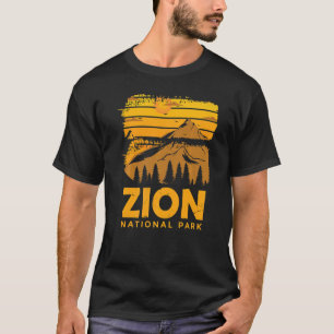 Zion National Park Souvenir Canyon Utah Hiking Cam T-Shirt