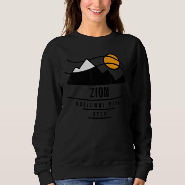 Zion National Park Sweatshirt (Front)