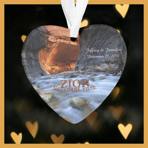Zion National Park, The Narrows, Custom Ornament