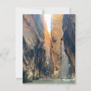 Zion National Park: The Narrows Postcard