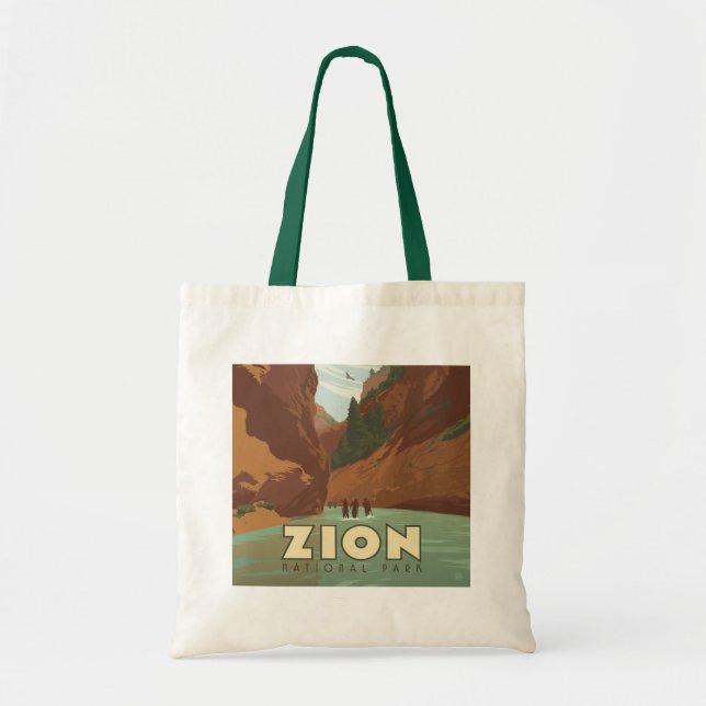 Zion National Park | The Narrows Tote Bag (Front)