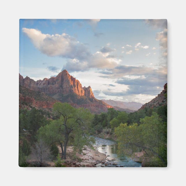 Zion National Park - The Watchman magnet (Front)