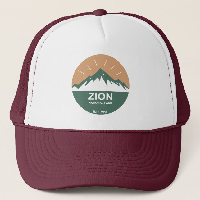 Zion National Park Trucker Hat (Front)