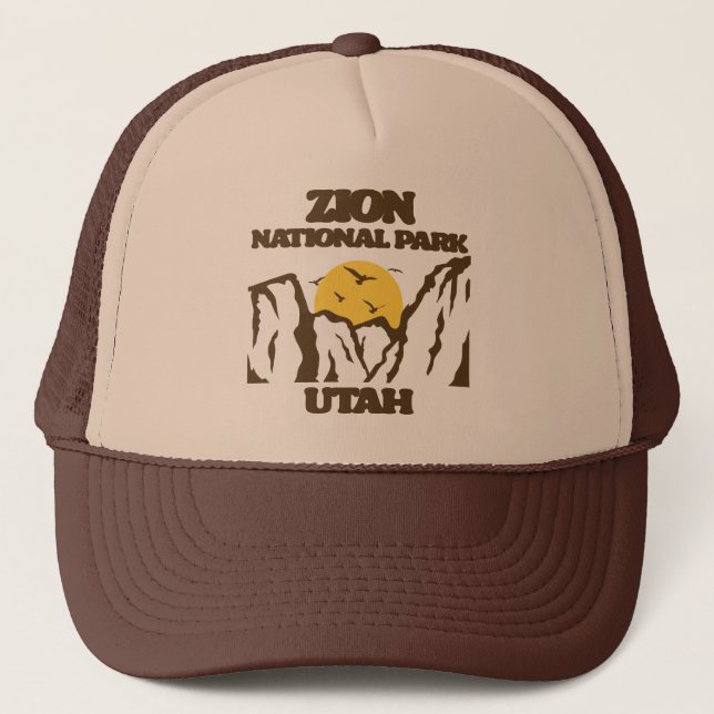 Zion National Park Trucker Hat (Front)
