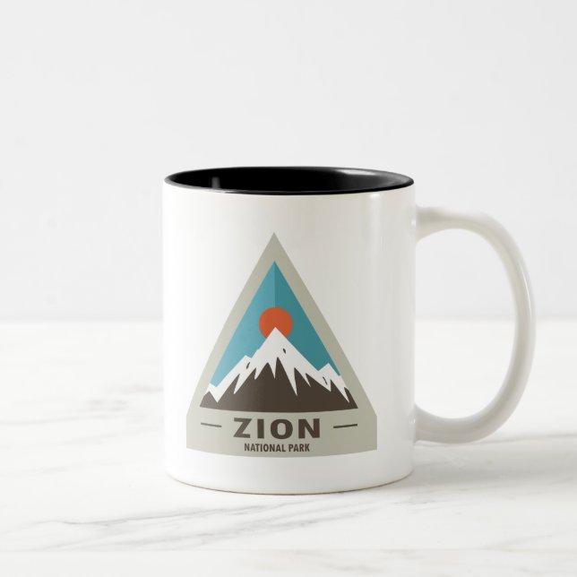Zion National Park Two-Tone Coffee Mug (Right)
