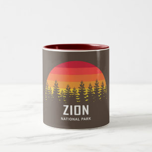 Zion National Park Two-Tone Coffee Mug