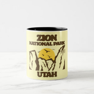 Zion National Park Two-Tone Coffee Mug